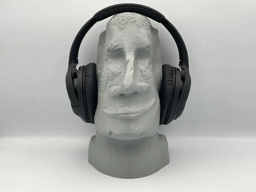 Tượng Moai Để Kính & Tai Nghe || Đầu Phục Sinh || Giá Đỡ Tai Nghe Độc Lạ || Màn Hình Công Nghệ - Image 8