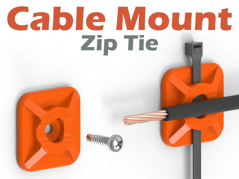 Giá đỡ dây rút cáp V3 - Image 1