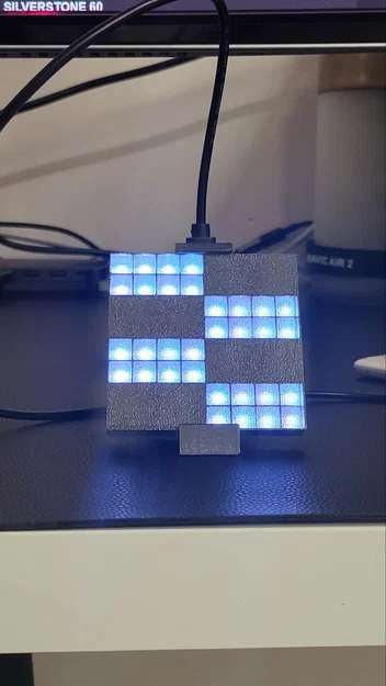 Tấm khuếch tán LED Matrix 8x8 WS2812 cho xe đua mô phỏng, đèn và cờ - Image 2