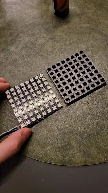Tấm khuếch tán LED Matrix 8x8 WS2812 cho xe đua mô phỏng, đèn và cờ - Image 5