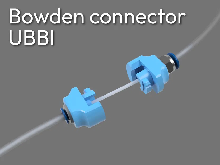 UBBI - Bộ nối Bowden song song phổ quát - đầu nối ống PTFE được thiết kế quá mức! - Image 1