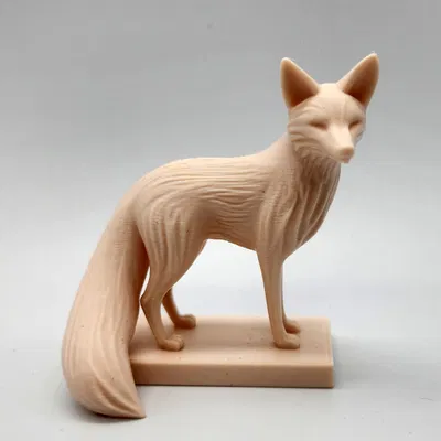 Tượng cáo bằng gỗ điêu khắc