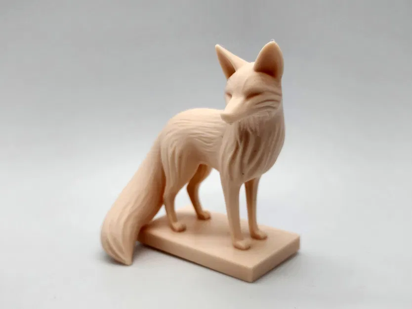 Tượng cáo bằng gỗ điêu khắc - Image 3