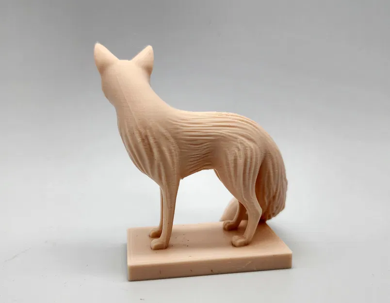 Tượng cáo bằng gỗ điêu khắc - Image 4