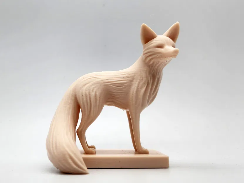 Tượng cáo bằng gỗ điêu khắc - Image 6