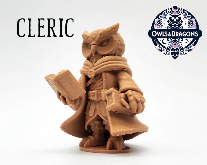 Thầy Tu - Cú & Rồng (The Cleric - Owls & Dragons) - Image 1