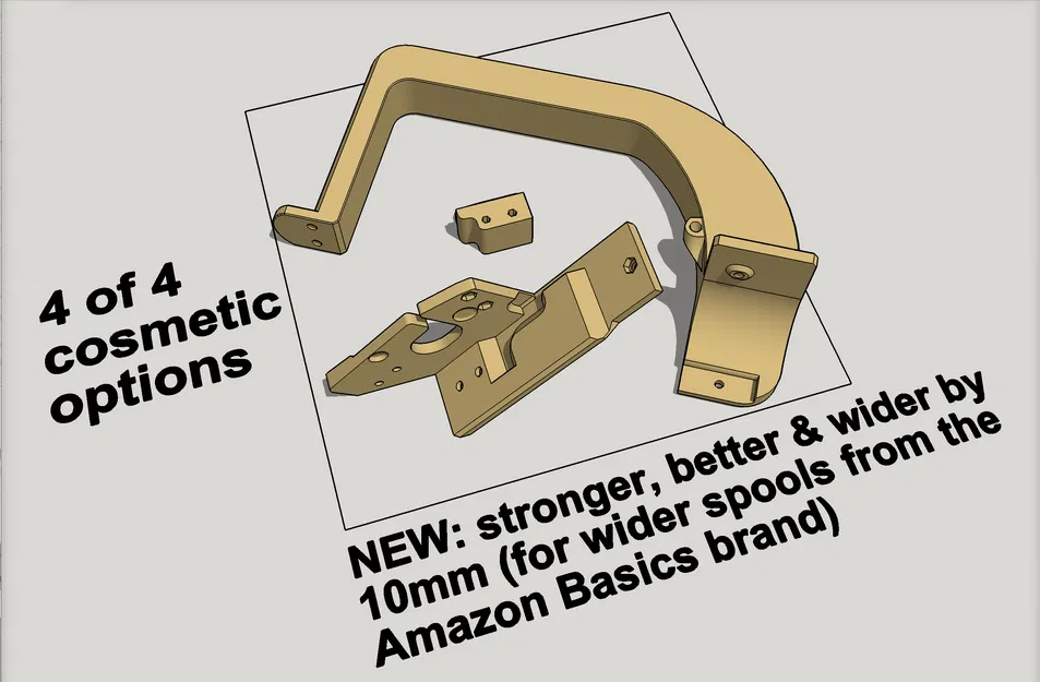 (4/4) Flashforge Adventurer 5M (AD5M) CẢI TIẾN, GIÁ ĐỠ CUỘN DÂY GẮN BÊN, ỐNG NẠP, GIÁ ĐỠ CẢM BIẾN HẾT DÂY! v2.1.1 - Image 2