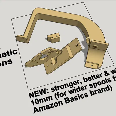 (4/4) Flashforge Adventurer 5M (AD5M) CẢI TIẾN, GIÁ ĐỠ CUỘN DÂY GẮN BÊN, ỐNG NẠP, GIÁ ĐỠ CẢM BIẾN HẾT DÂY! v2.1.1