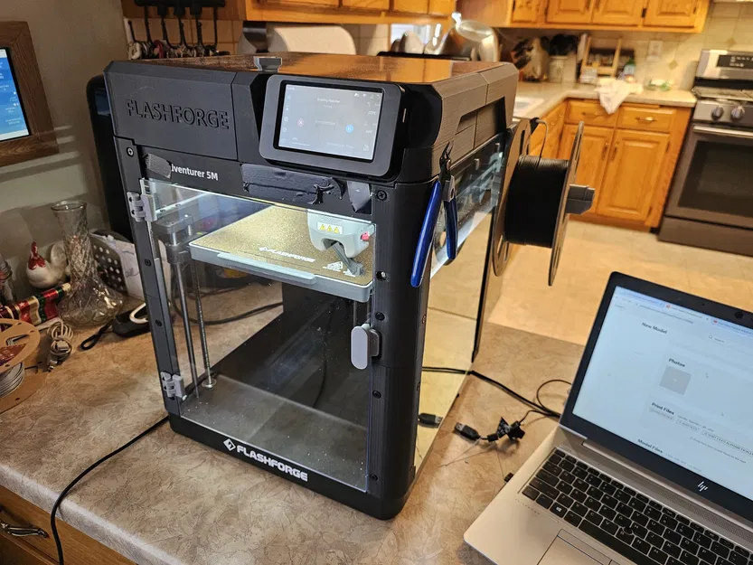 Giá Đỡ Cuộn Dây Vòng Bi Treo Bên Hông Flashforge Adventurer 5M - Image 1