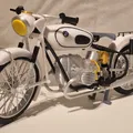 Mô hình xe máy BMW R60/2 1964 tỉ lệ 1:6 của Ed van der Heijden - Thumbnail 10