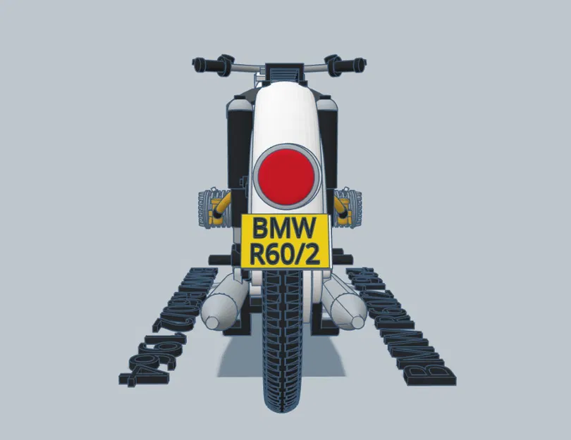 Mô hình xe máy BMW R60/2 1964 tỉ lệ 1:6 của Ed van der Heijden - Image 14