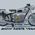 Mô hình xe máy BMW R60/2 1964 tỉ lệ 1:6 của Ed van der Heijden - Thumbnail 16