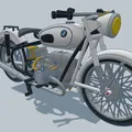Mô hình xe máy BMW R60/2 1964 tỉ lệ 1:6 của Ed van der Heijden - Thumbnail 18