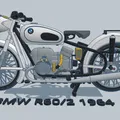 Mô hình xe máy BMW R60/2 1964 tỉ lệ 1:6 của Ed van der Heijden - Thumbnail 19