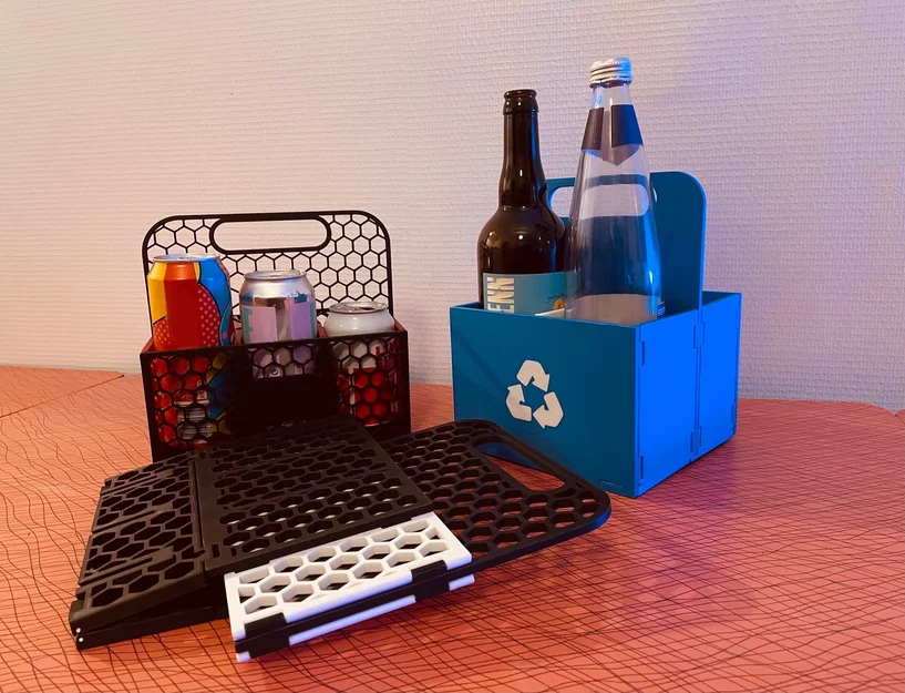 Thùng đựng chai gấp gọn theo tham số - Image 1