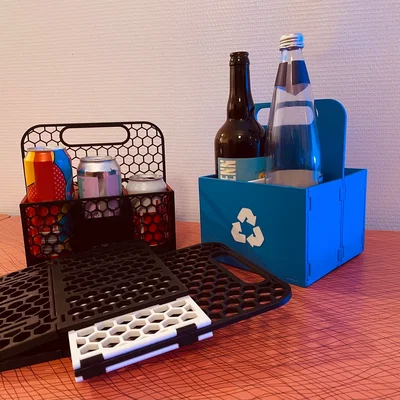 Thùng đựng chai gấp gọn theo tham số