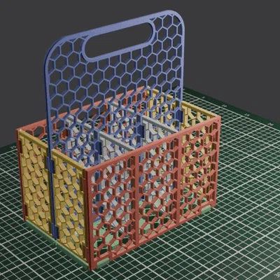 Thùng đựng chai gấp gọn theo tham số