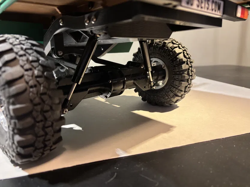 Trục bánh răng kim loại 3Dsets cho Landy Rancher Bamboo Black Crow - Image 3