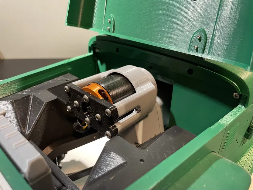 Trục bánh răng kim loại 3Dsets cho Landy Rancher Bamboo Black Crow - Image 5