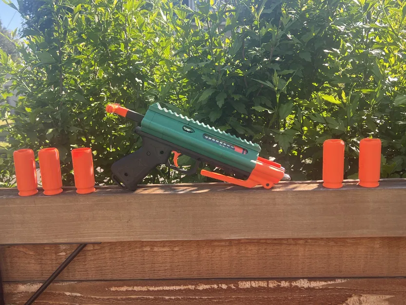 Wildstyle - Súng lục Shotgun Nạp Vỏ (Tự làm Nerf) - Image 14