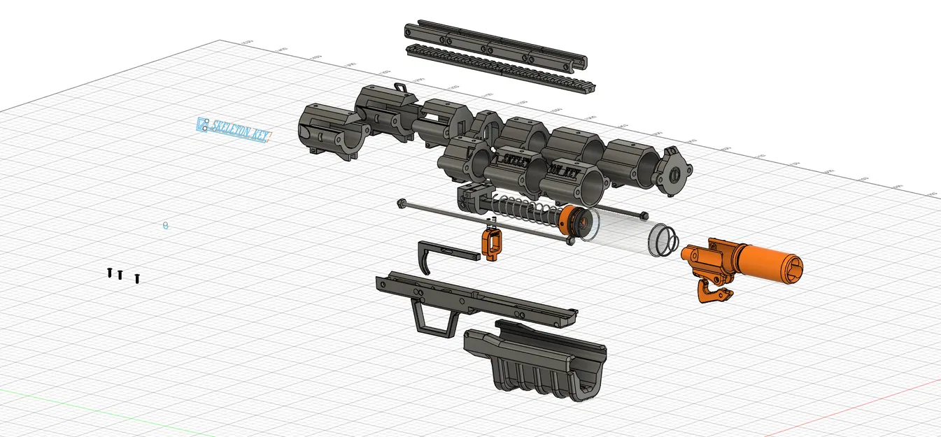 Skeleton Key - Master Key Silly Shell cho Nerf - Image 6