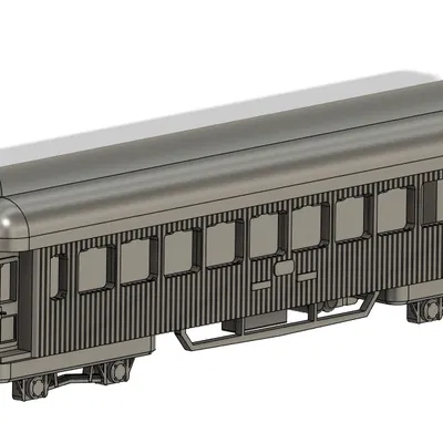 Toa xe khách "Phần Lan" H0 1:87 dễ in