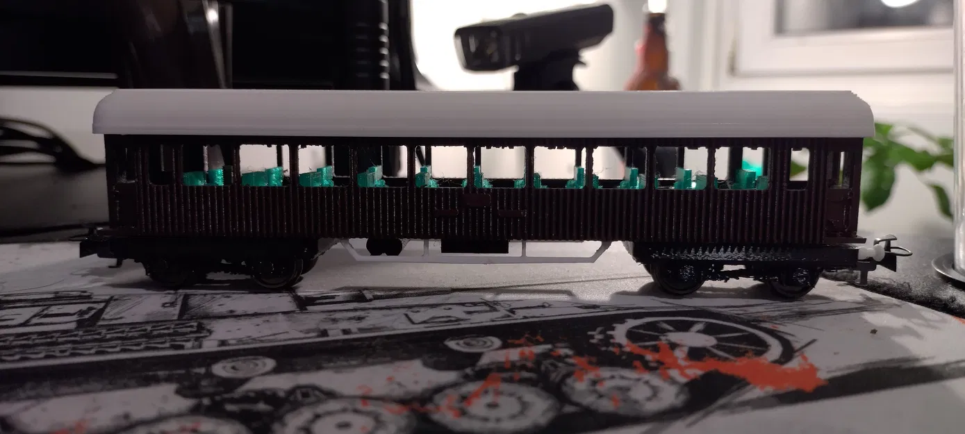 Toa xe khách "Phần Lan" H0 1:87 dễ in - Image 8