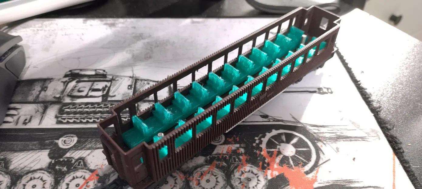 Toa xe khách "Phần Lan" H0 1:87 dễ in - Image 9