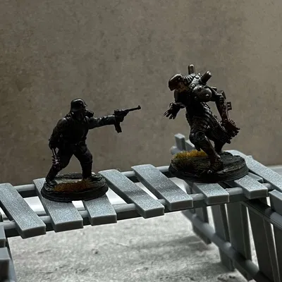 Cầu Ván cho Game Bàn Cờ 28mm Địa Hình