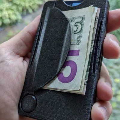 Lắp ráp sau khi in - Bản sửa đổi Ví đựng thẻ Cascade