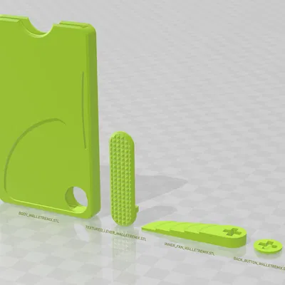 Lắp ráp sau khi in - Bản sửa đổi Ví đựng thẻ Cascade