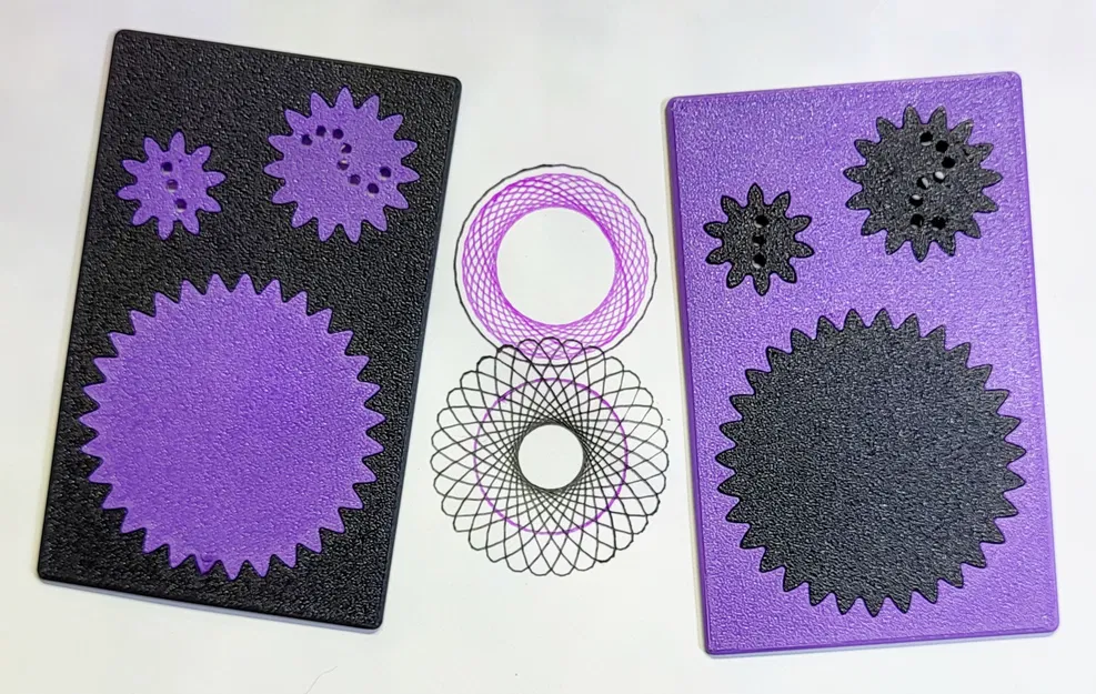 Spiro Card - Dụng Cụ Vẽ Spirograph Mini - Image 2