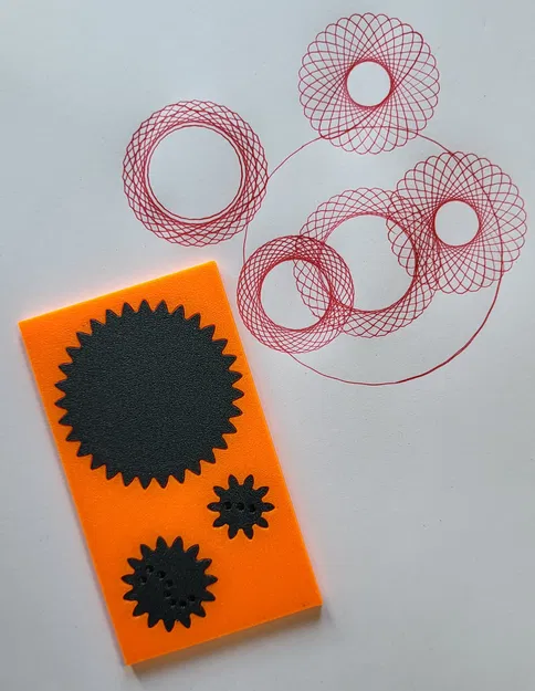 Spiro Card - Dụng Cụ Vẽ Spirograph Mini - Image 3