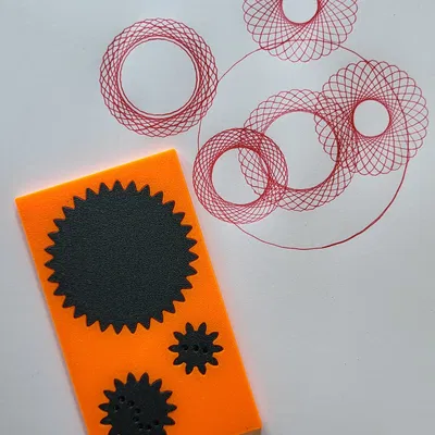 Spiro Card - Dụng Cụ Vẽ Spirograph Mini