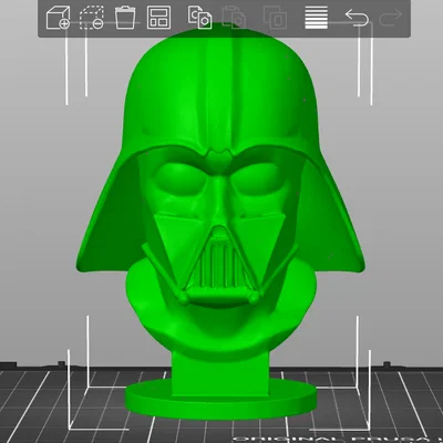 Tượng Bán Thân Darth Vader - Mô Hình 3D Độc Đáo