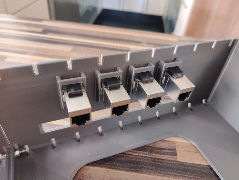 Khung Gắn Rack 19" 2U cho Router Fritzbox / Switch PoE / Raspberry - Image 3