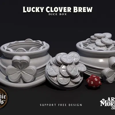 Hộp Xúc Xắc Lucky Clover Brew - Mythic Mugs