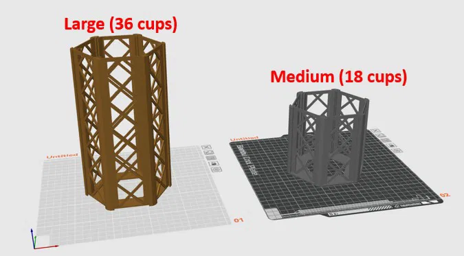 Kệ đựng ly cà phê Dolce Gusto Lớn (36 ly) và Vừa (18 ly) - Image 2