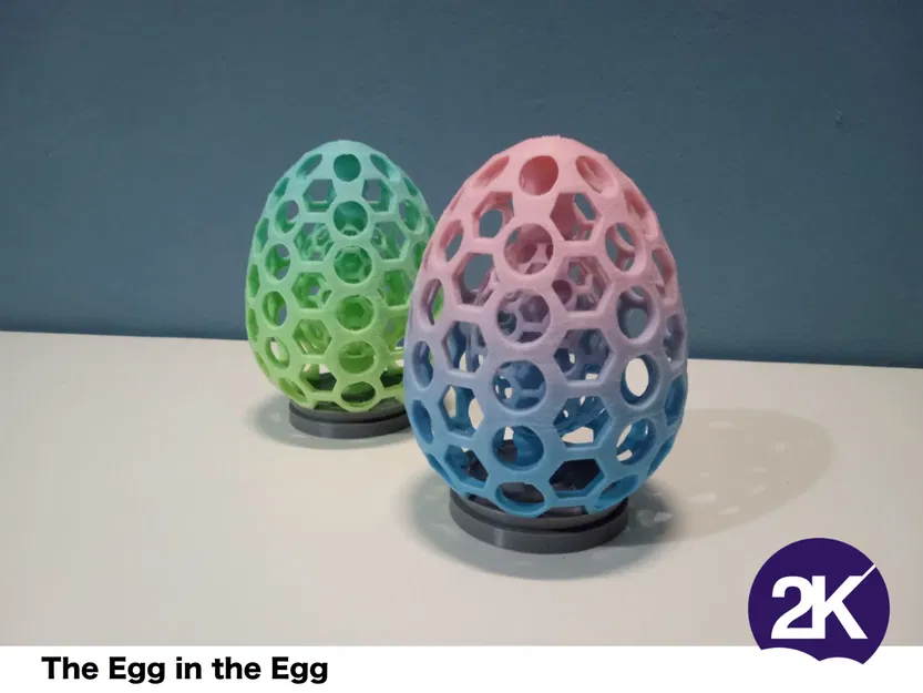 Trứng trong trứng, đồ trang trí vui nhộn, không cần hỗ trợ - Image 1