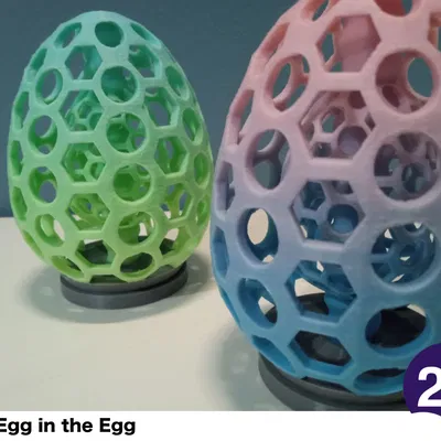 Trứng trong trứng, đồ trang trí vui nhộn, không cần hỗ trợ