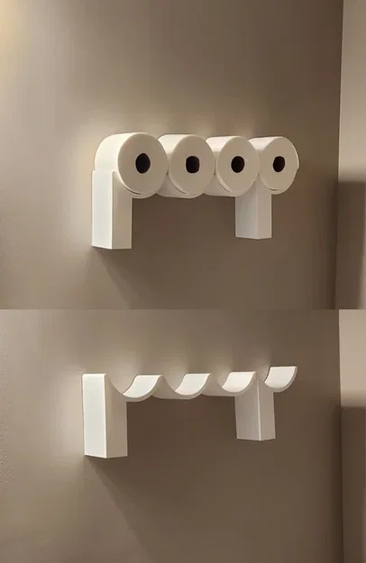 Giá Đỡ Cuộn Giấy Vệ Sinh Hình "Cứt" - Image 1