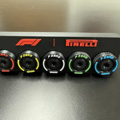 F1 Tire - Kệ Trưng Bày Bánh Xe