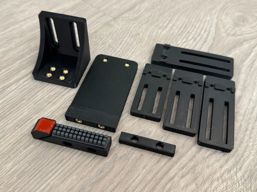 (Phiên bản mới!) Bộ đỗ vòi phun gắn ray dẫn động có thể điều chỉnh, cọ rửa silicone cho Voron (2.4/Trident) - Image 3