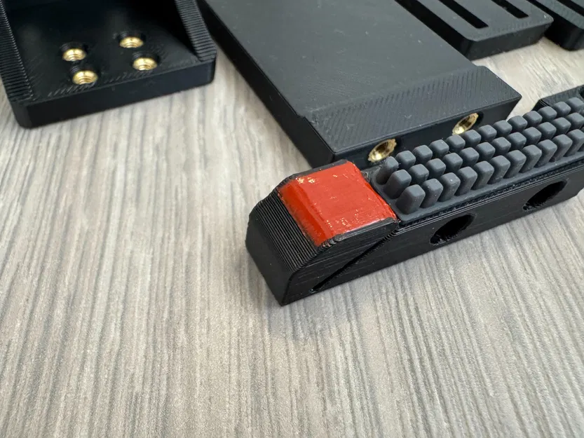 (Phiên bản mới!) Bộ đỗ vòi phun gắn ray dẫn động có thể điều chỉnh, cọ rửa silicone cho Voron (2.4/Trident) - Image 4