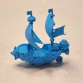 Mô hình Tàu Cướp Biển Ngàn Nắng (Thousand Sunny) - Thumbnail 1