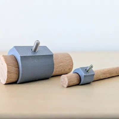 Kẹp Gắn Thanh, Ống và Thanh Tròn Có Lỗ Vít