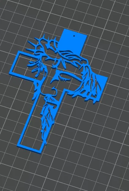 Mô hình Chữ Thập Mặt Chúa Giê-su - Image 1