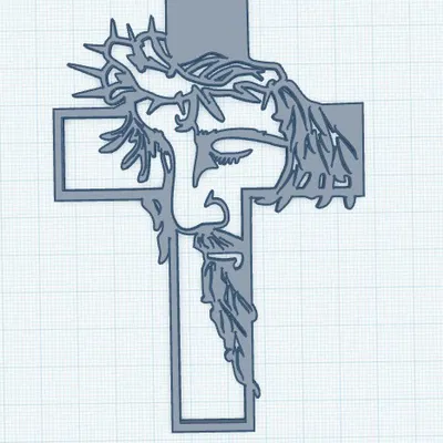 Mô hình Chữ Thập Mặt Chúa Giê-su