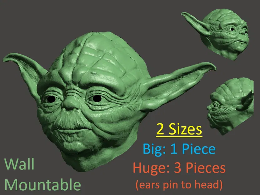 Tượng bán thân Yoda gắn tường - Image 6