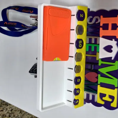 Móc chìa khóa có chỗ đựng tiền xu